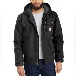 Carhartt Washed Duck Bartlett Jacket fleece sherpa lined workwear Cordura